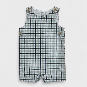Janie and Jack Infant Plaid Romper